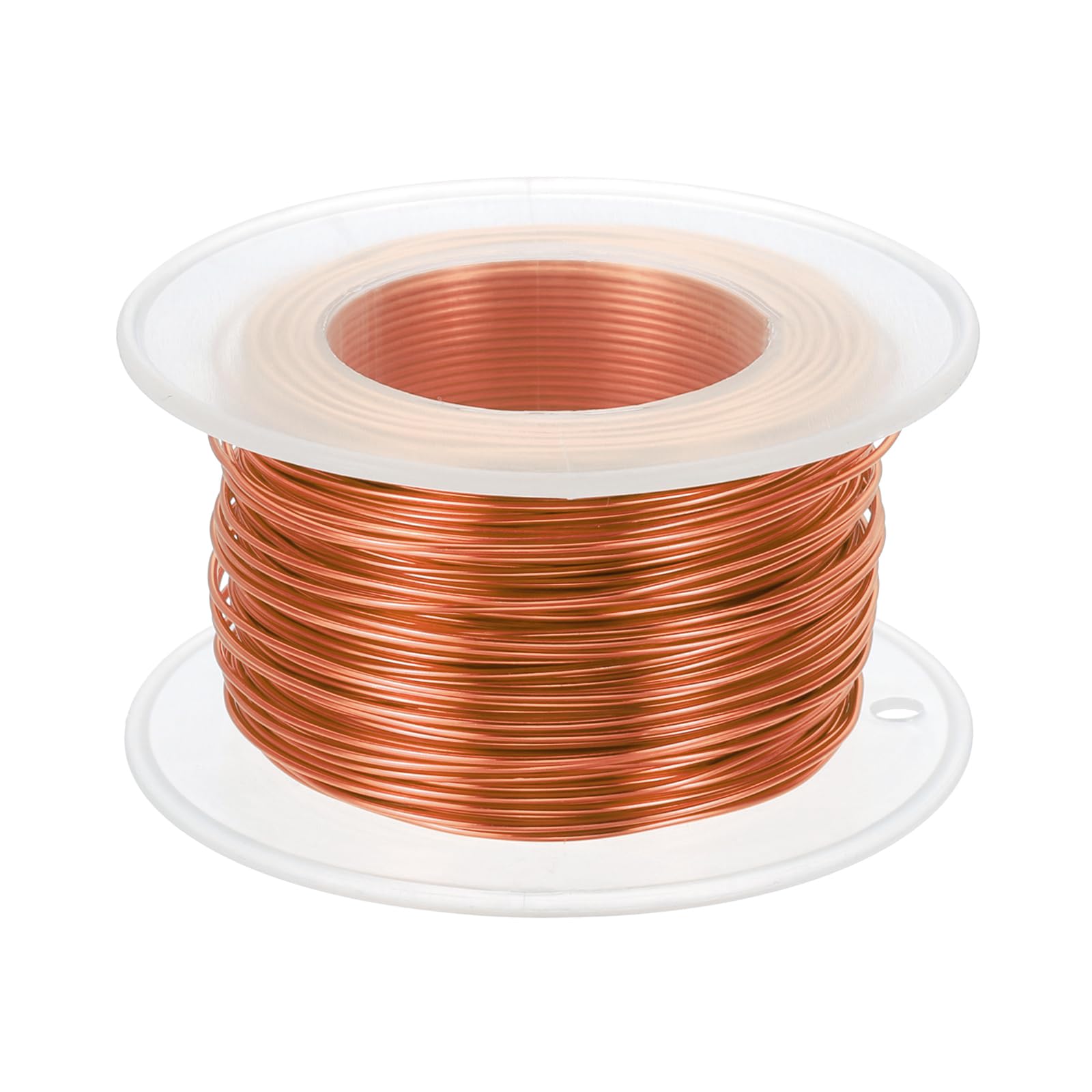 PATIKIL 20 Gauge 0.8mm Aluminum Craft Wire, 98.4 Ft Metal Wire Armature Bendable Wire for Jewelry Making Metal Wrap DIY, Orange