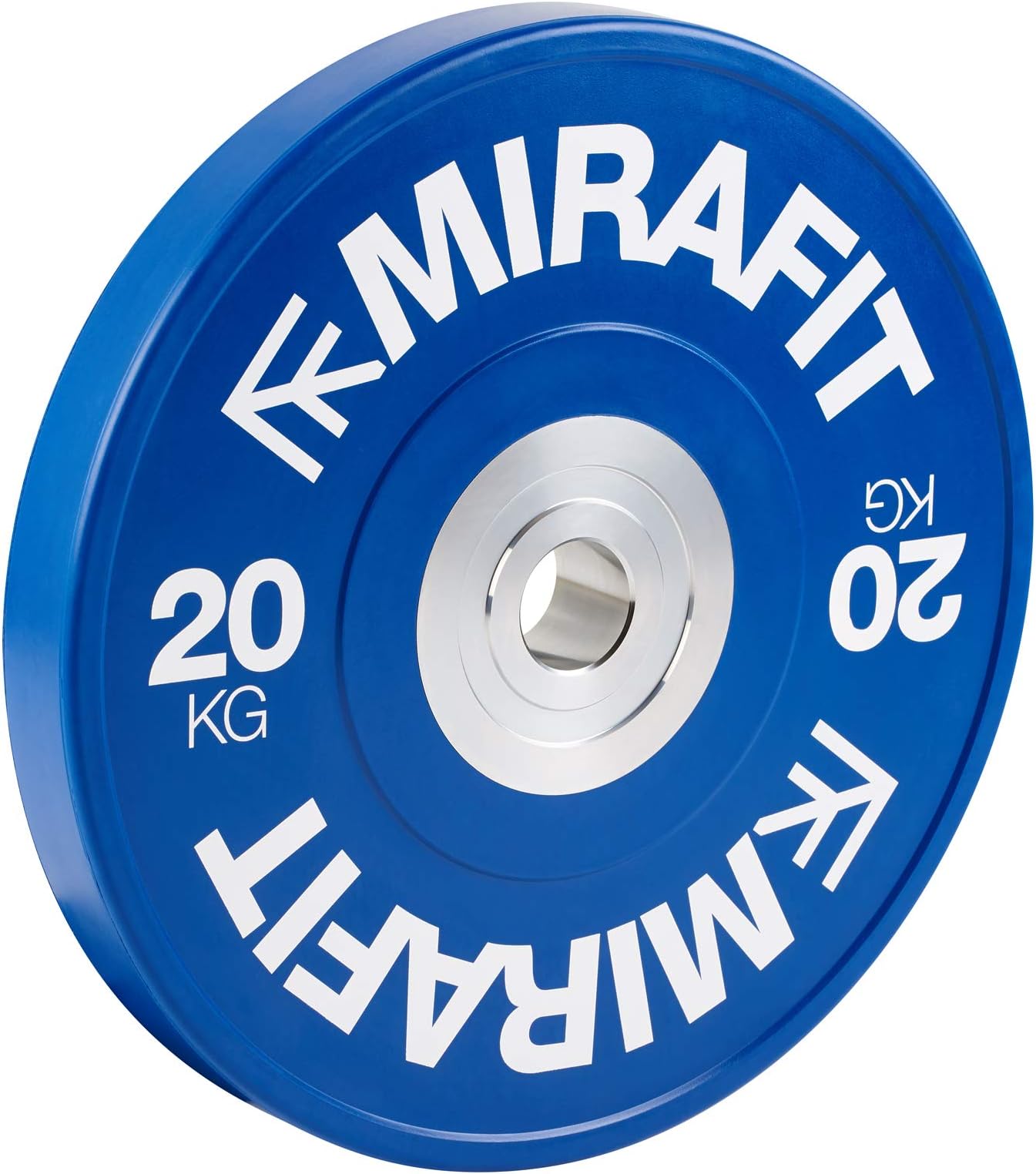 Mirafit Narrow Coloured Olympic Bumper Plates - Choice of Size