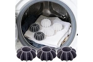 10Pcs Lint Remover Washing Balls, 1.5 Inch Reusable Dryer Balls Lint Remover for Laundry Hair Removers for Bedding Clothes (G