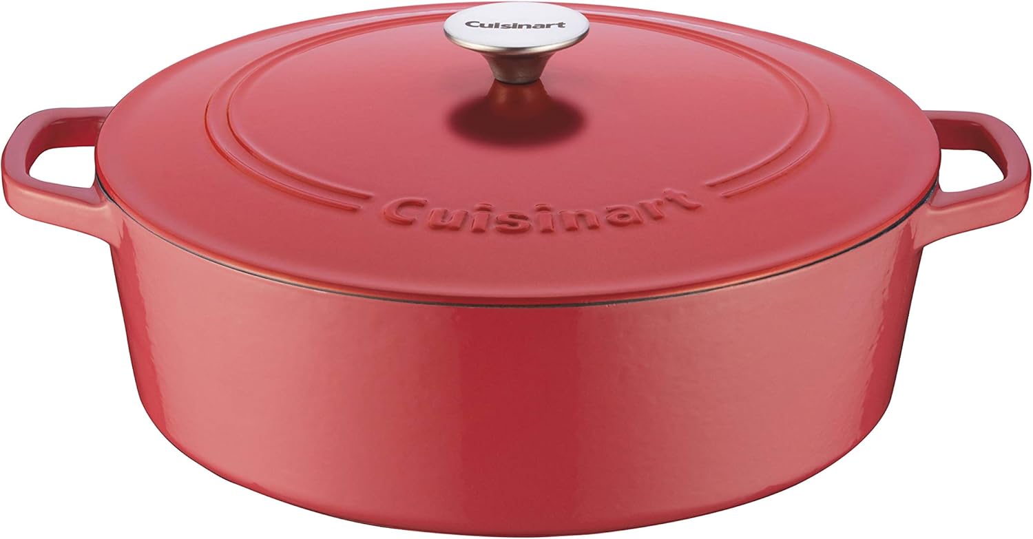 Cuisinart 7Quart Oval Cast Iron Casserole Deals, Coupons & Reviews