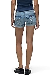 HUDSON Women's Croxley Mid Thigh Short (Flap), Anthem