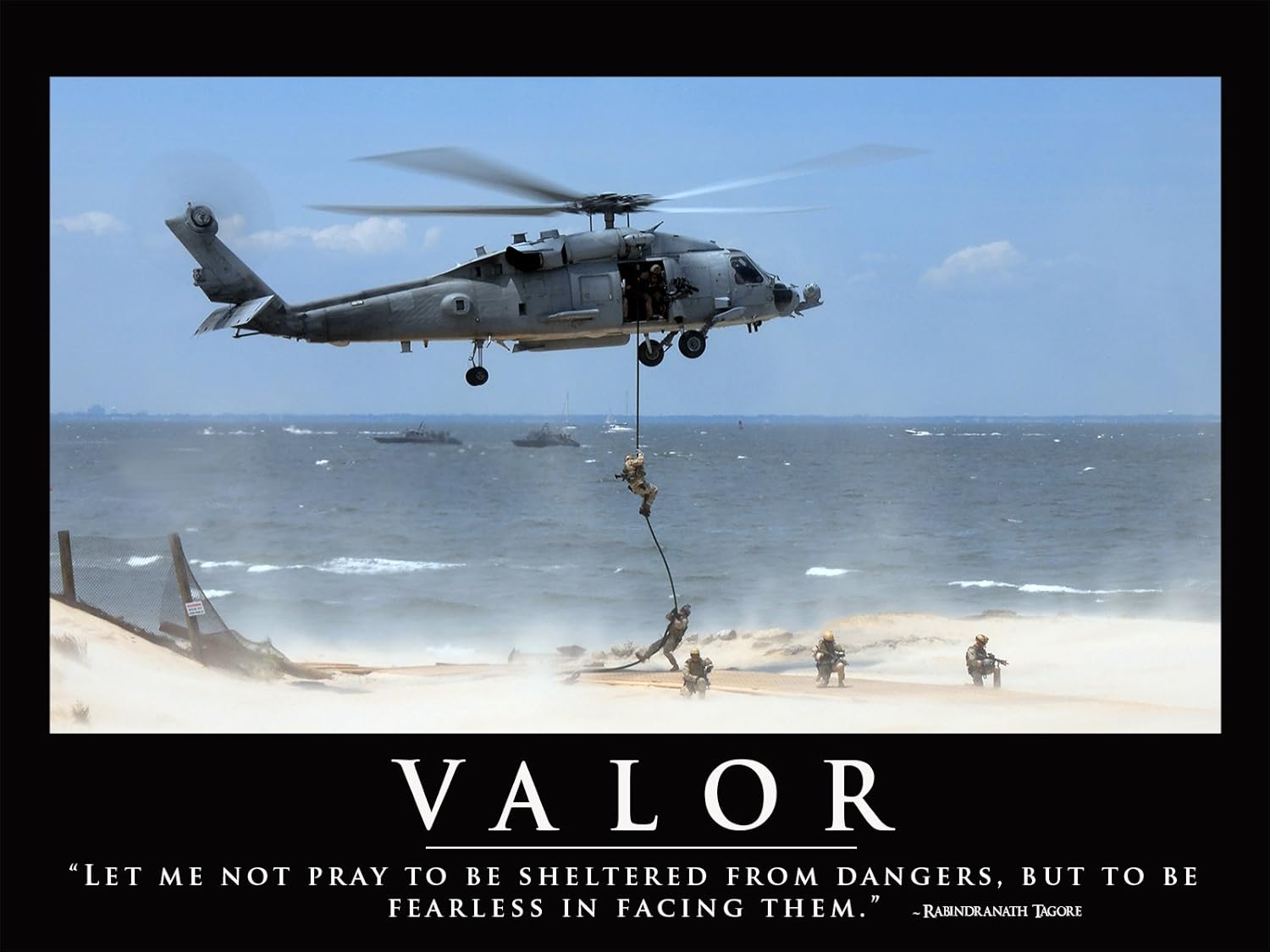 Valor Poster Navy Seals Poster Inspirational Poster 18x24
