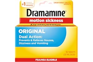 Dramamine Original, Motion Sickness Relief, 36 Count