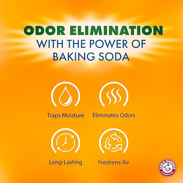 ARM & HAMMER ESSENTIALS HANGING MOISTURE ABSORBER AND ODOR ELIMINATOR, 17.5 OZ., 3 PACK, FRAGRANCE FREE, MOISTURE ABSORBERS FOR CLOSETS, LAUNDRY ROOMS AND BEDROOMS, LONG-LASTING FRESHNESS