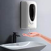 Jewaytec Automatic Soap Dispenser for Kitchen Sink, Commercial Liquid Touchless Soap Dispenser Wall Mounted, Refillable Sensor Hands-Free Dispensers for Office Hotel School Restaurant, 33oz/1000ml