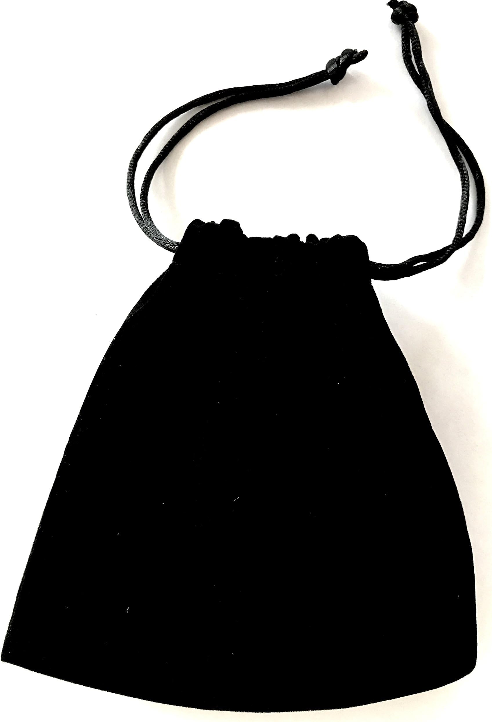Uniklook New 10 pcs Handmade Black Velvet Long 9" x 7" Drawstring Jewelry Pouch Bag Gift