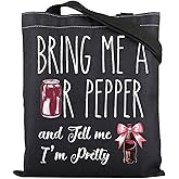 ZJXHPO Soda Addict Reusable Grocery Shopping Bag - Vodka Drinker Shoulder Tote - Drinking Lover Gift (BL Pretty Tote)