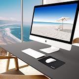 cimetech Mouse Pad 23 x 18 cm Ultra Thin Non-Slip Desk Mat Black view 7
