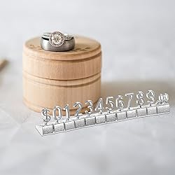 Totority 10pcs Metal Tag Jewelry Tags Tags Stand
