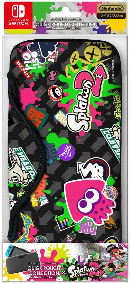Quick Pouch Collection For Nintendo Switch Splatoon2 Type B 任天堂公式ライセンス商品 Amazon Es Videojuegos