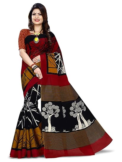 cotton with blouse piece Saree