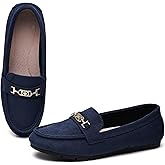 XRKJ Loafers for Women Comfortable Slip On Flats with Memory Foam Insole for Daily Wearing