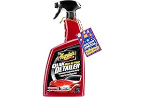 Meguiar's Quik Detailer, Mist & Wipe Car Detailing Spray, Clear Light Contaminants and Boost Shine with a Quick Detailer Spray that Keeps Paint and Wax Looking Like New, 32 oz