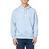 HUGO Men's Small Spraypaint Logo Hooded Sweatshirt