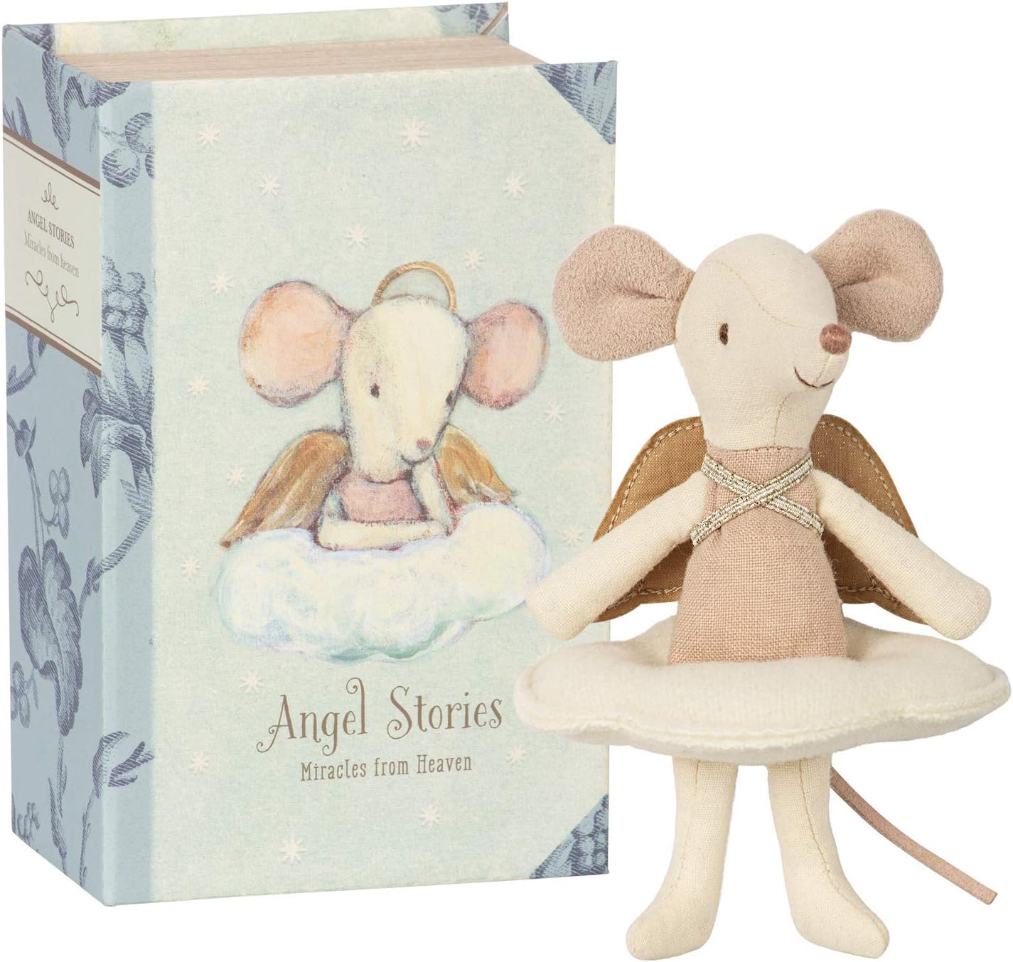 Maileg Mouse, Guardian Angel in book, Girls Birthday Gift age 3 , Can include FREE giftwrap