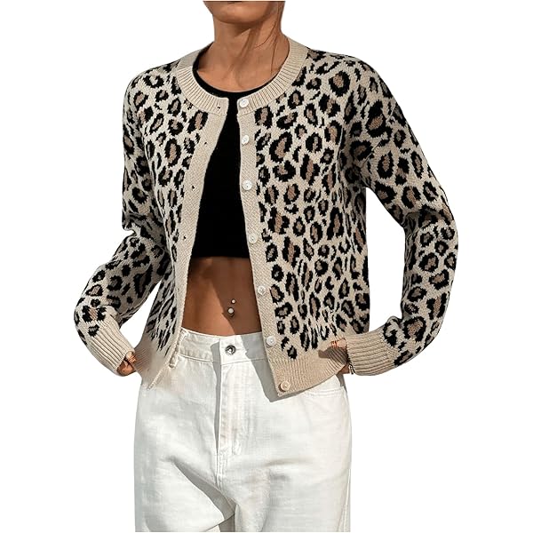 トップス Fake As Flowers Bobby Leopard Cardigan トップス Fake As Flowers Bobby Leopard Cardigan Fake As