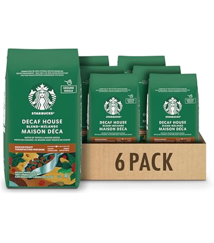 Starbucks House Blend, Medium Roast Ground Coffee, 340g Bag (pack
