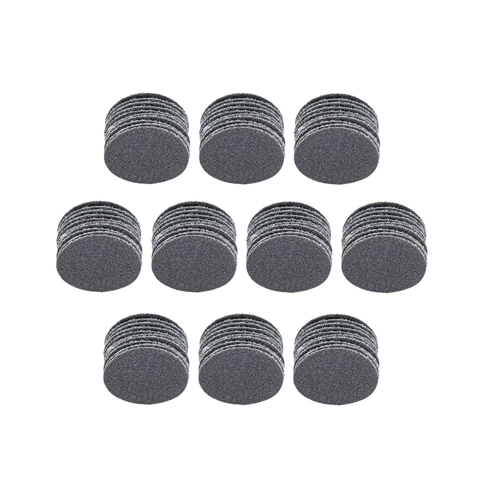 TA-VIGOR 100Pcs 25mm Wet and Dry Sanding Discs, 120 Grit 1 Inch Hook and Loop Sandpaper Electrostatic Sand Planting Silicon Carbide Sanding Discs