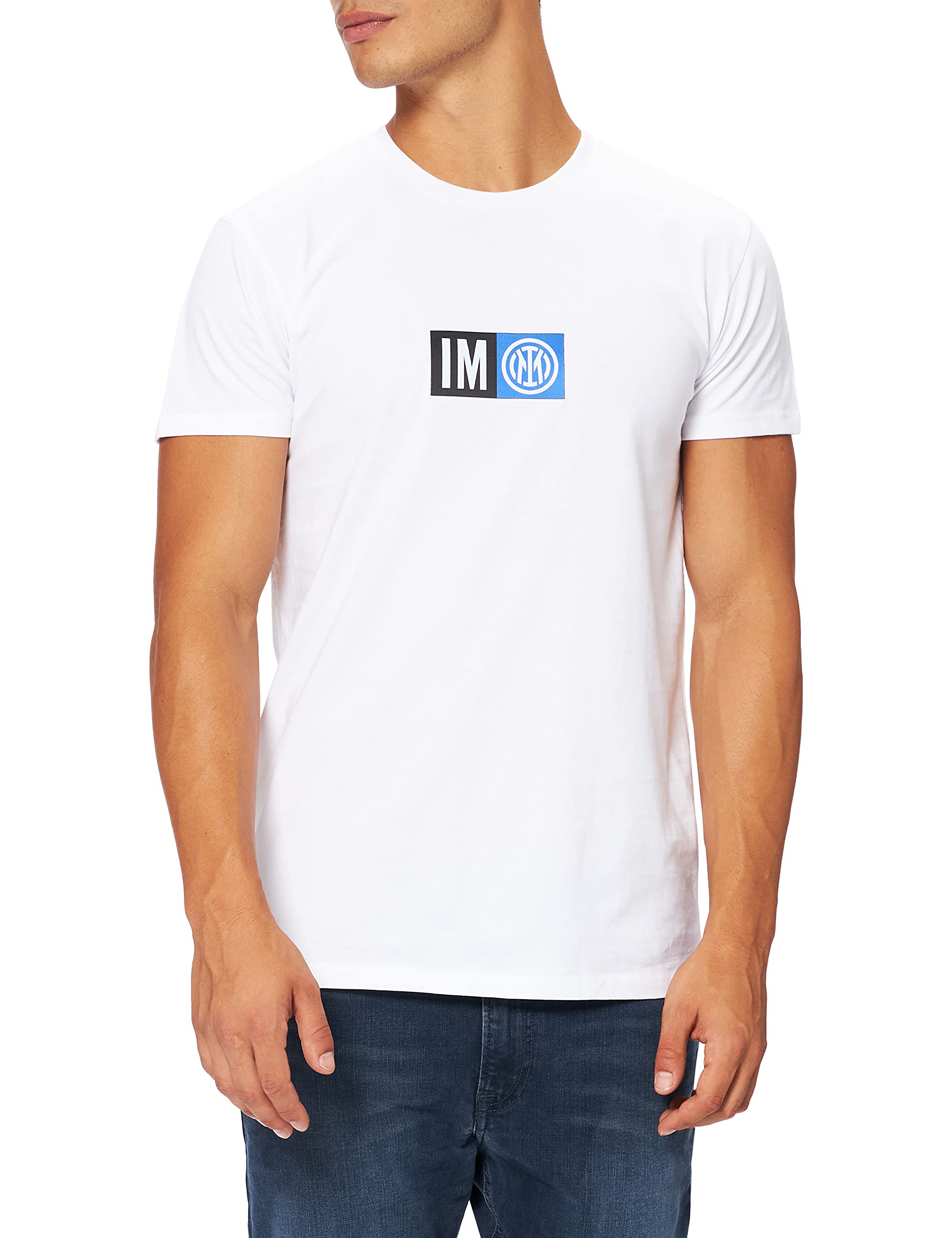 Inter Unisex I M Back White T-Shirt, weiß, L
