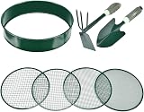johgee Garden Sieve Metal Soil Sieve Riddle Mesh 12mm 9mm 6mm 3mm view 8