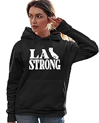 Go All Out Large Black Mens LA Strong Los Angeles