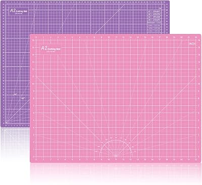 Headley Tools 18x24 Inch Self Healing Cutting Mat Double Sided Pink/Purple