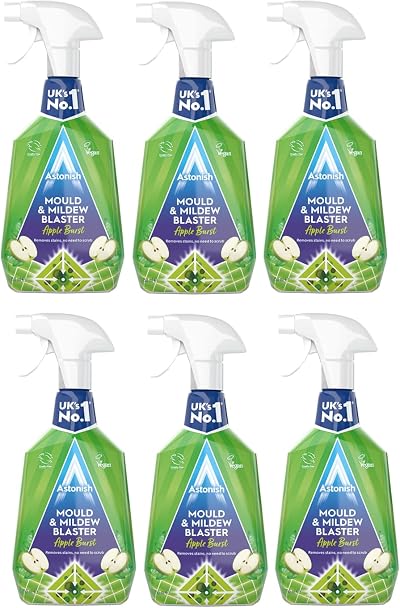 Astonish Specialist Extra Strength Mould & Mildew Stain Blaster Spray 6 x 750ml