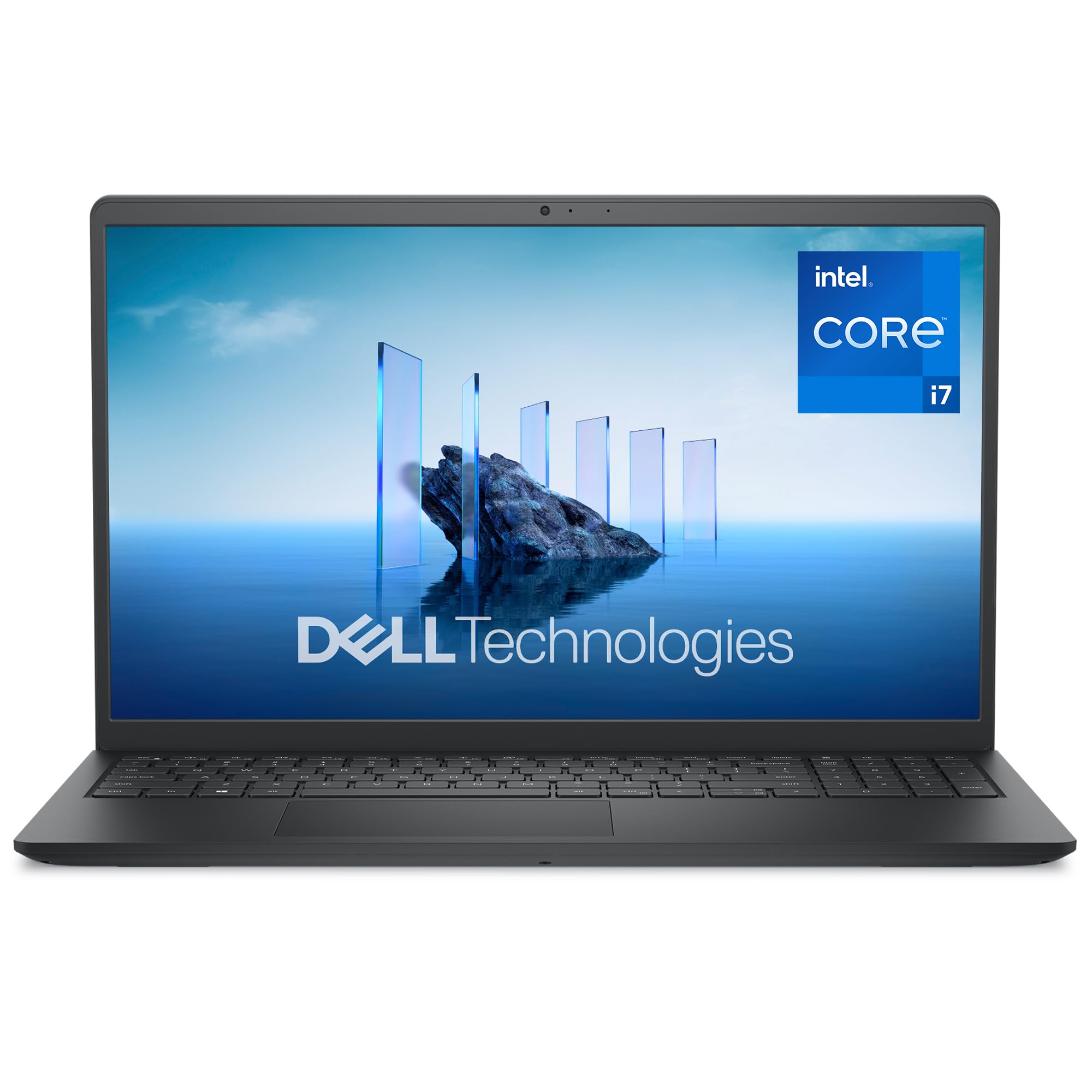 Dell 15 Laptop DC15250 15.6" FHD (1920 x 1080) 120Hz, Intel Core i7-1355U, Intel UHD Graphics, 16GB DDR4 RAM, 512GB SSD, Windows 11 Home, QWERTY Backlit Keyboard - Carbon Black