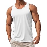 MAGCOMSEN Mens Workout Tank Tops Muscle Athletic Gym Cotton Undershirt Sleeveless Shirts