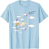Dr. Seuss Oh the Places You'll Go, Hot Air Balloons T-Shirt