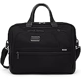 TUMI Alpha Medium 15" Expansion Laptop Briefcase | Professional Briefcase for Commute or Travel, Ballistic Nylon, Padded Laptop Compartment, Multiple Pockets, TUMI Tracer