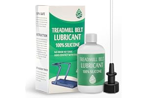 Premium 100% Silicone Lube 4 Ounces for Treadmill Belt Lubrication, Easy to Apply Lubricant Oil, Suitable for Nearly All Type
