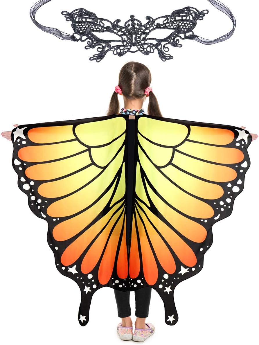 MAGIFIRE Butterfly Wings for Girls & Kids – Butterfly Costume Wings