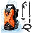 Paxcess Portable Pressure Car Washer, Electric Power Washer Machine with Adjustable Spray Nozzle Foam Cannon for Driveways, P