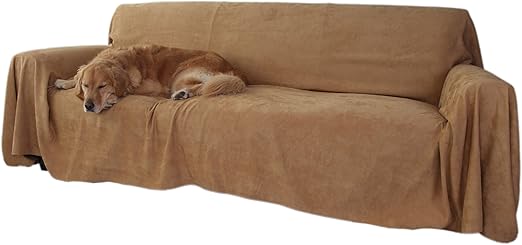 Amazon Com Floppy Ears Design Simple Faux Suede Couch Cover