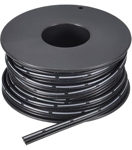 Uxcell 28AWG Silicone Ribbon Cable 3Pin 28 Gauge Flat Cable Flexible Silicone Wire 3m/9.8ft...
