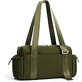 WLLWOO Small Gym Bag Wet Pocket Women Mini Tote Yoga Duffle Bag Lightweight Workout Bag for Dance Weekends Sports