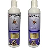 Zymox Itch 12oz Relief Shampoo and 12oz Conditioning Rinse Bundle, Both with Vitamin D3