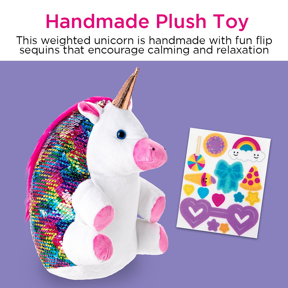 sequin unicorn plush