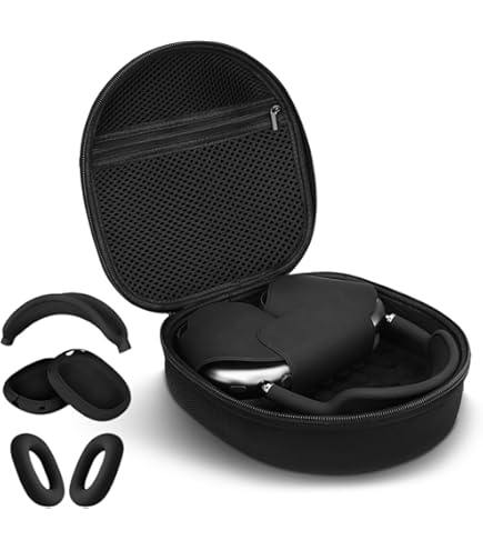 Airpods Max ケース付き Amazon.com: Smart Case for AirPods Max Hard Case, Portable