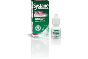 Systane Ultra Lubricant Eye Drops, Artificial Tears for Dry Eye, Single Pack, 10 ml