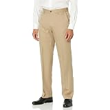 Haggar Men's Premium Comfort Khaki Flat 