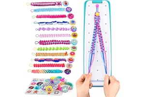 VERTOY Friendship Bracelet Making Kit for Girls - Cool Arts and Crafts Toys for 6 7 8 9 10 11 12 Years Old, Bracelet String and Rewarding Activity, Best Birthday Gifts for Teen Girls