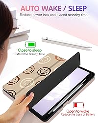 Uppuppy for iPad Air 13 Inch M2/M3, Pro 12.9 Case