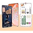 LNONLS OLED for Samsung Galaxy S20 Plus 5G LCD Display Screen Replacement for Samsung S20+ Touch Digitizer Screen Assembly with Frame 6.7" G986U G985 Black with fingerprint
