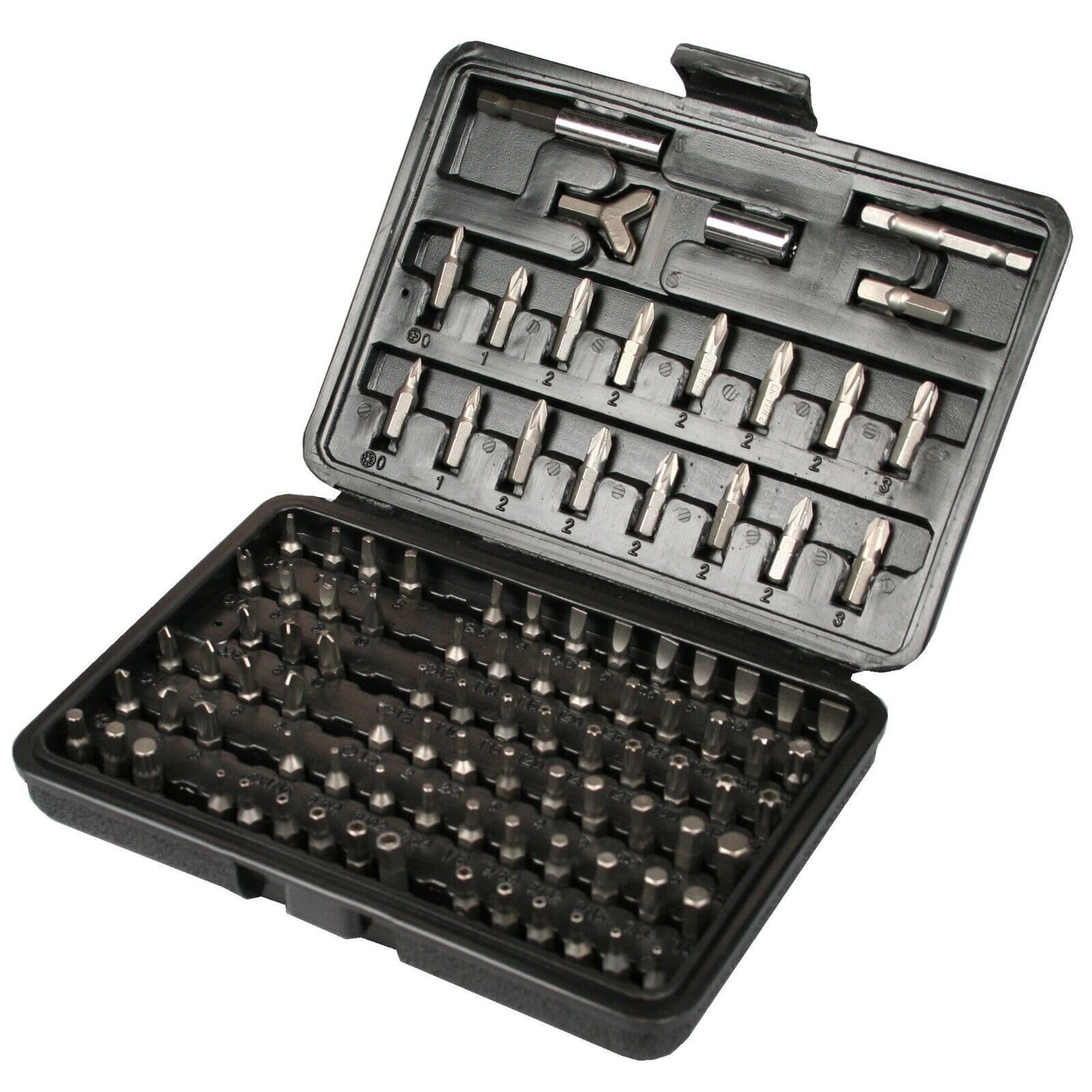 Benson Arrow Bit Set 100 Pieces with Special Bits and Storage Box A
