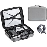 Starlink Mini Case, Hard Travel Carrying Case Rain Proof for Starlink Mini, Compatible with 6.5 x 2.36 x 2.36 in Power Banks (Anker 737/A1340), Compact Size Holds More Accessories