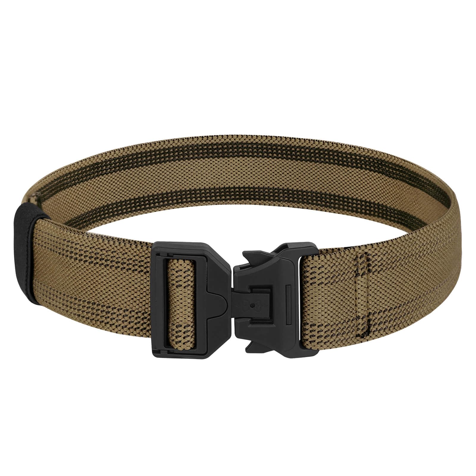 KRYDEX GEAR Tactical Leg Strap with Quick Release Buckle 1.5" Elastic Thigh Strap for Leg Drop Holster (Coyote Brown)