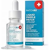 PatchRx Liquid Pimple Patch, Salicylic Acid, Niacinamide, Allantoin, Green Tea &amp; Willow Bark - Invisible Spot Treatment Gel Helps Unclog Pores, Calm Redness &amp; Support Clearer-Looking Skin - 1fl oz