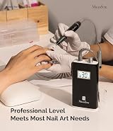 MelodySusie SC320H Nail Drill 30000RPM Rechargeable E File Kit Black view 7